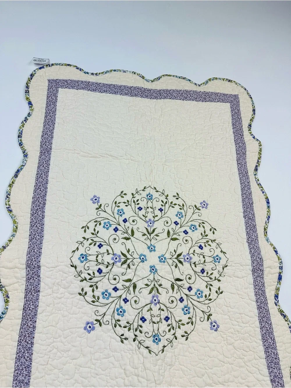 JC Penney Home Everly Quilted Pillow Case King Size Pillow Sham NWT